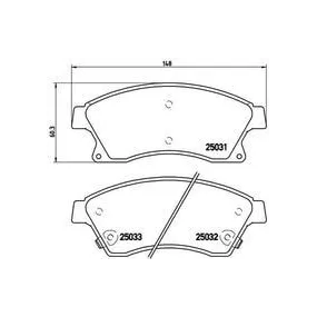 Pastillas Brembo P 59 076 Todoparatucoche
