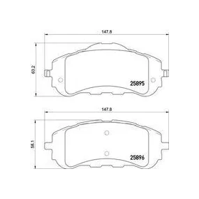 Pastillas Brembo P 61 120 Todoparatucoche