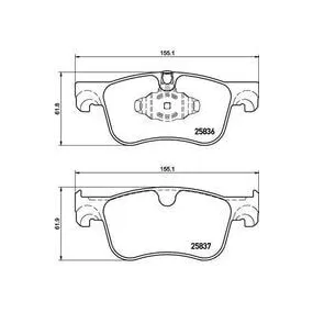 Pastillas Brembo P 61 116 Todoparatucoche