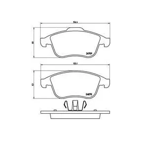 Pastillas Brembo P 68 045 Todoparatucoche