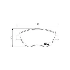 Pastillas Brembo P 23 119 Todoparatucoche