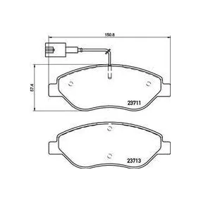 Pastillas Brembo P 23 145 Todoparatucoche