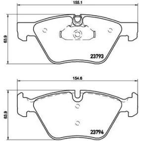 BREMBO - P 06 057 - Juego de pastillas de freno