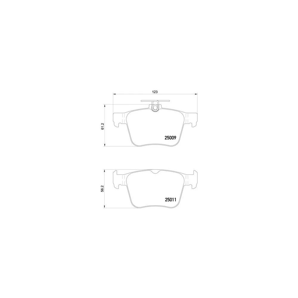 BREMBO - P 85 124 - Juego de pastillas de freno