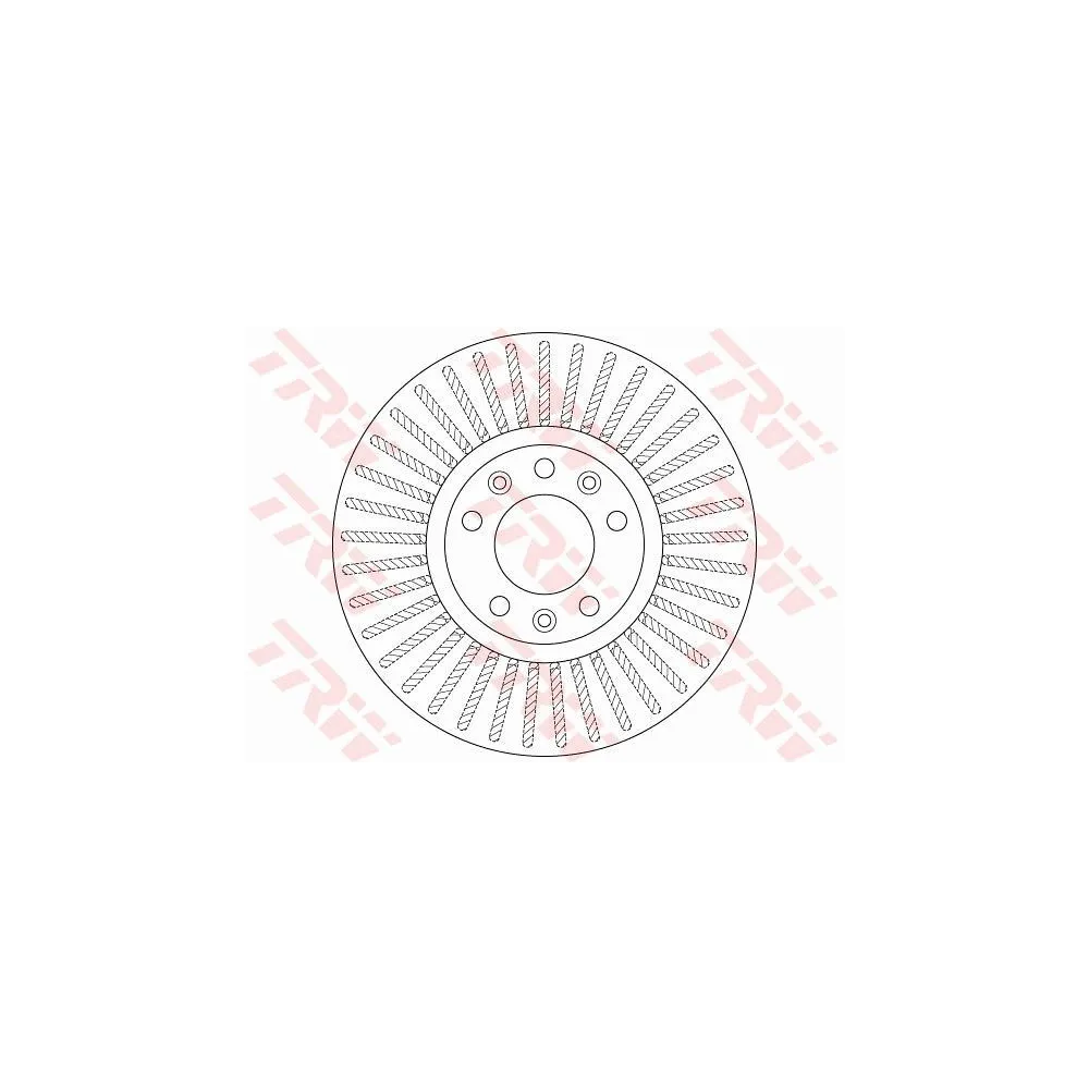 Juego Discos de freno TRW DF6419