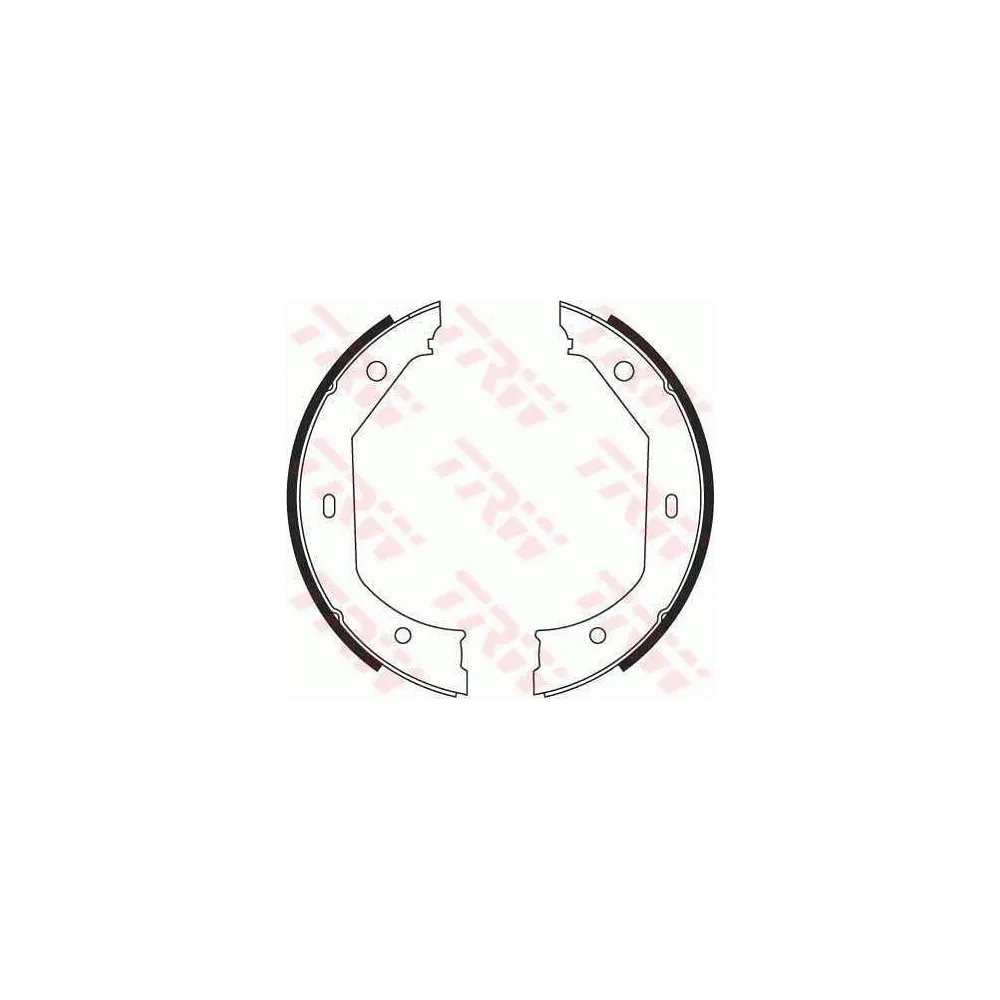 TRW - GS8656 - Juego de zapatas de frenos, freno de estacionamiento