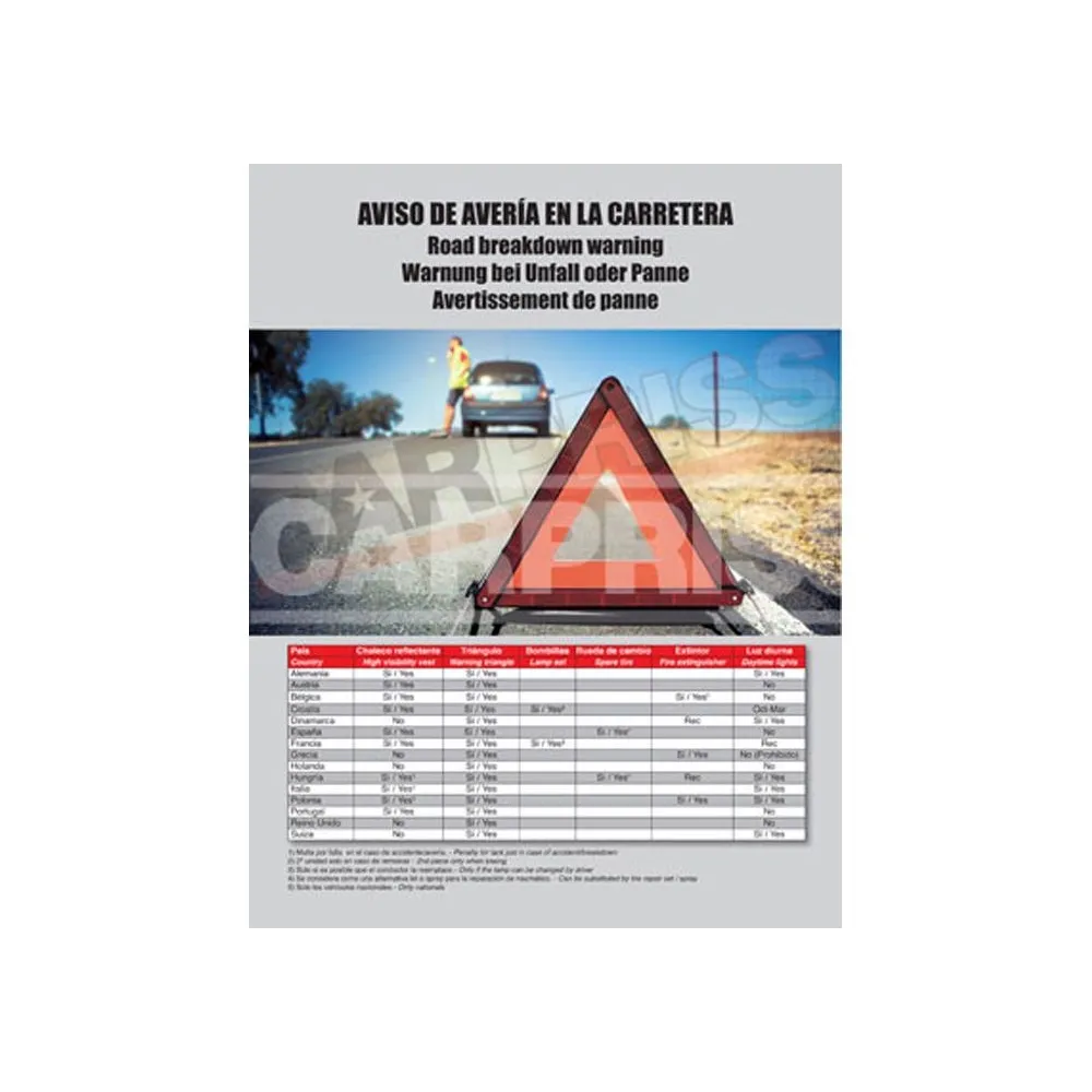 CARPRISS - TRIANGULO AVERIA HOMOLOGADO - 70113901