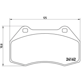 Pastillas de Freno Brembo P68036