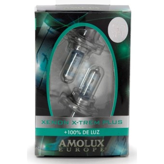 Pack lámparas Amolux H4 Xtreme Plus +130% luz