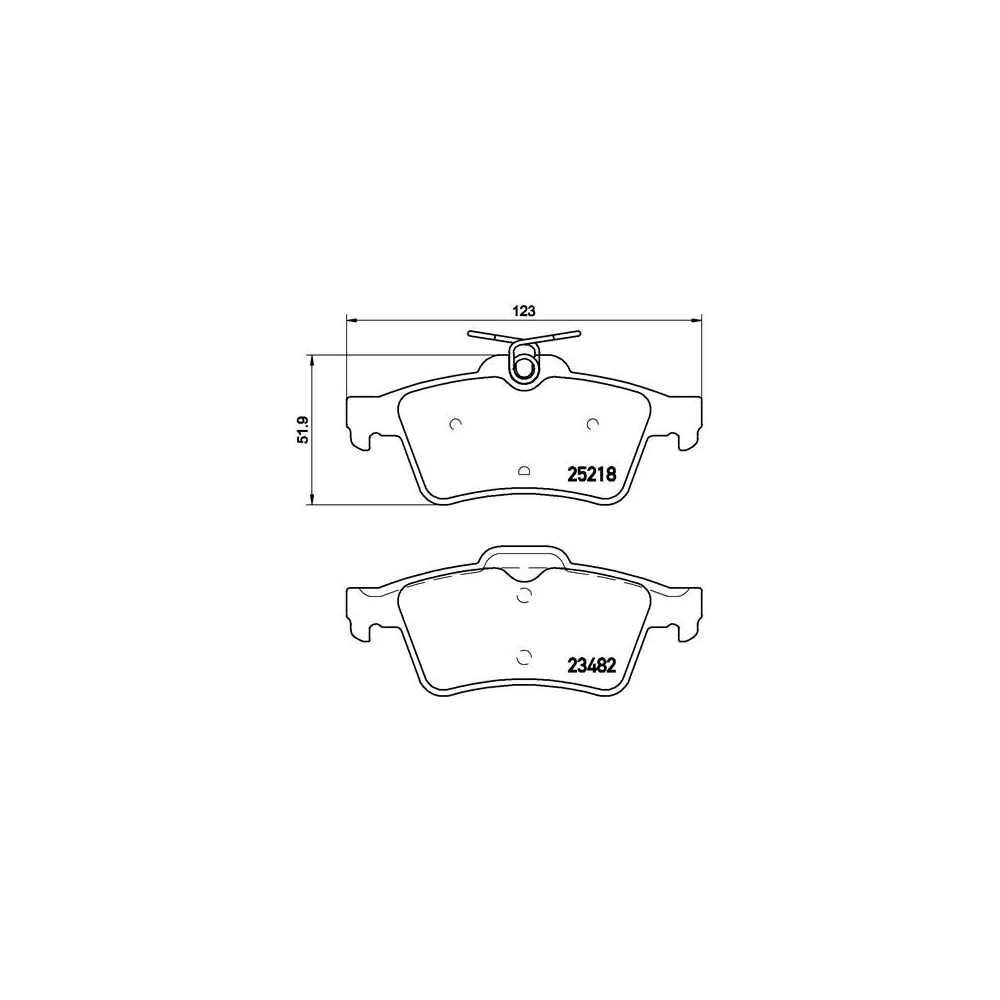 Pastillas de Freno Brembo P61110
