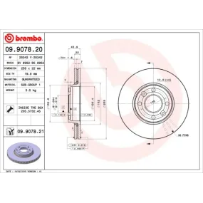 09907820: BREMBO DISCO FRENO