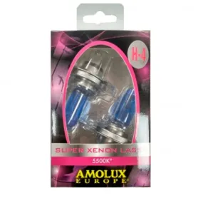 Pack lámparas Amolux H4 Super Xenon Laser