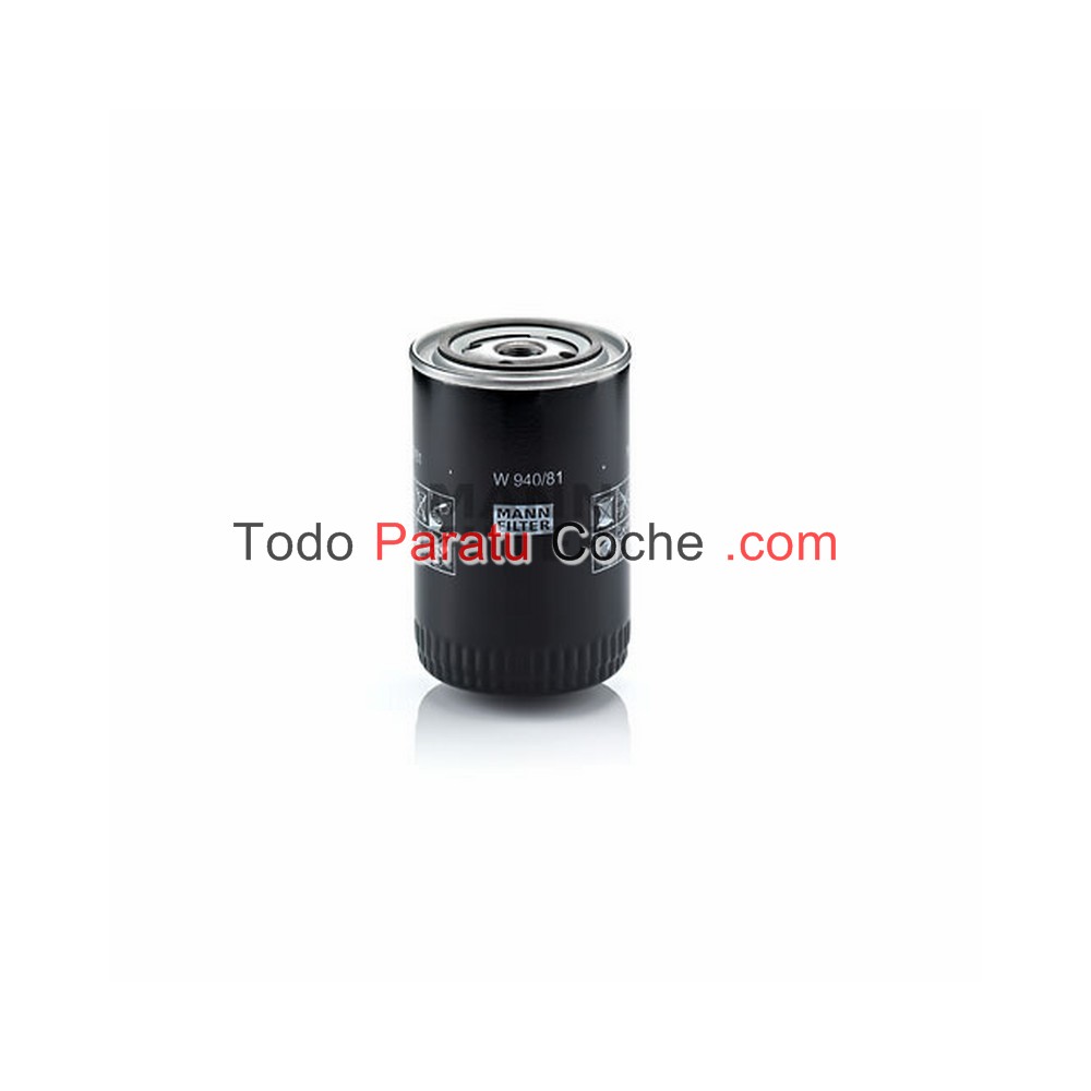 Filtro De Aceite MANN-FILTER W 940/66 Al Mejor Precio