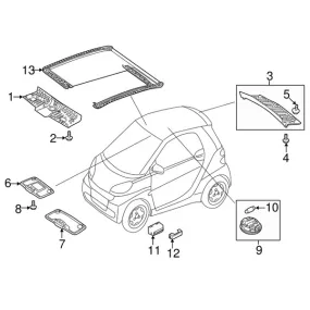 A 451 810 00 20 - PERSIANA ENROLLABLE  ORIGINAL MERCEDES
