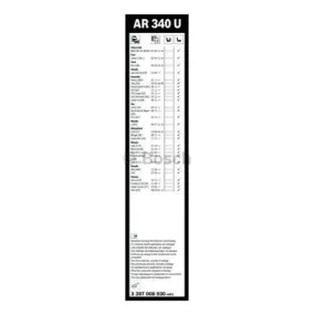 Escobilla trasera Bosch AR340U