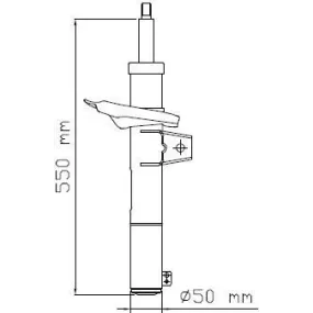 Amortiguador KYB Excel-G equivalente VAG   5Q0413023FN