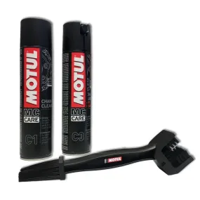 Pack Motul Chain Clean + Chain Lube OR + limpiador de cadenas