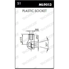 ML5146: MONROE AMORTIGUADOR PORTON