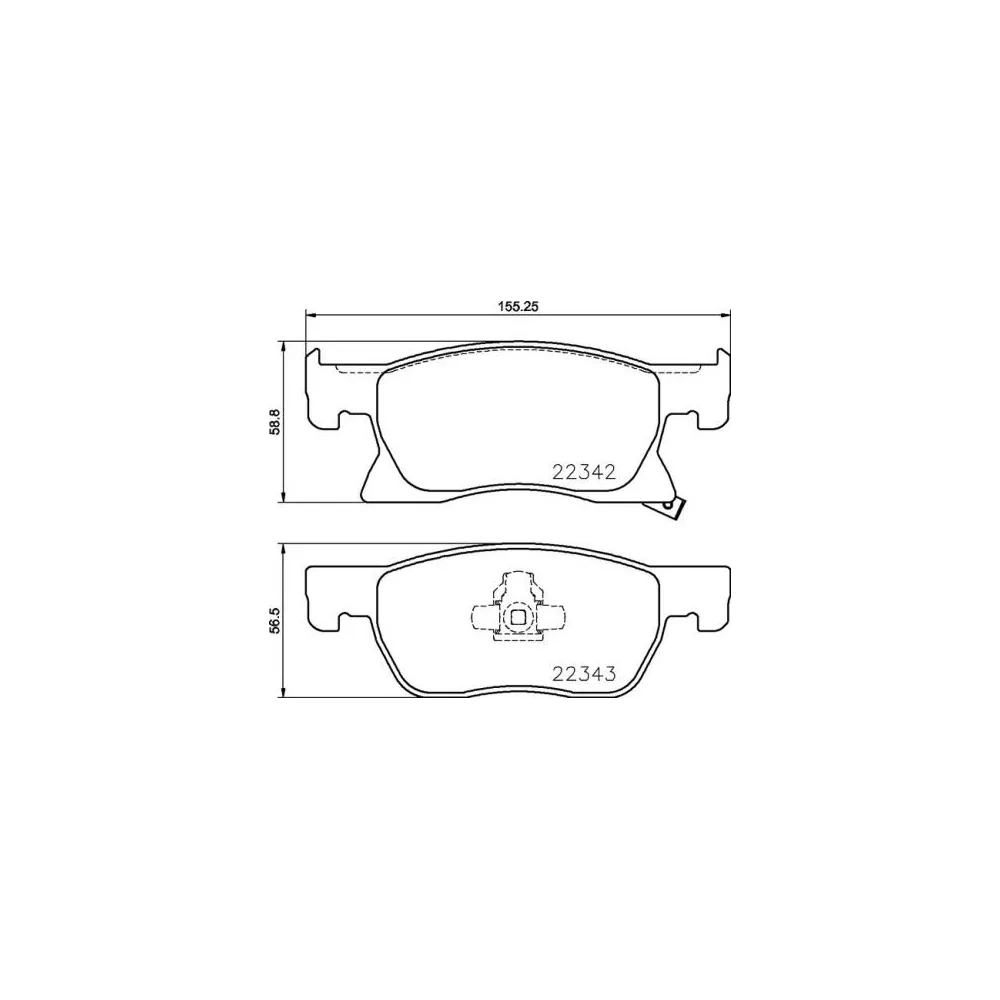 Juego pastillas de freno Brembo P 59 092