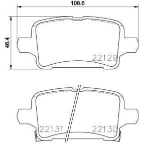 Juego pastillas de freno Brembo P 59 090