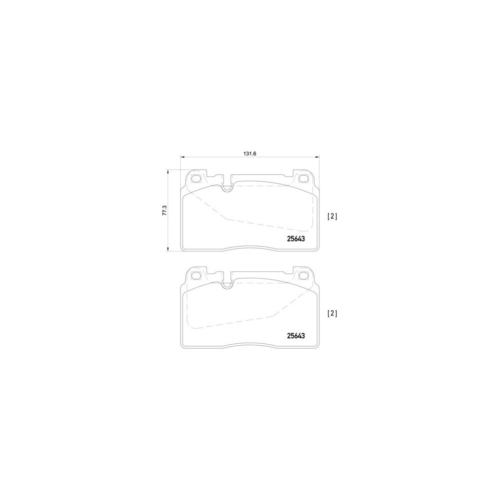 Juego de pastillas Brembo P 85 123