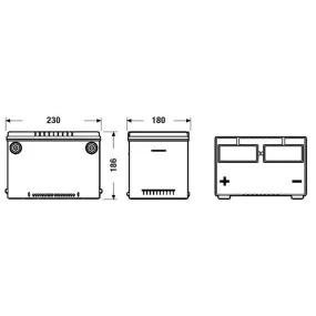 Bateria Tudor TECHNICA TB608 60Ah 640A(EN)