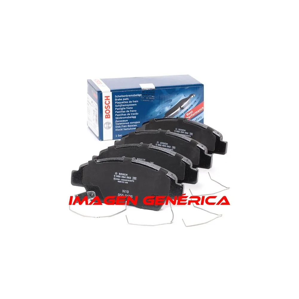 Juego pastillas de freno Bosch 0 986 494 493