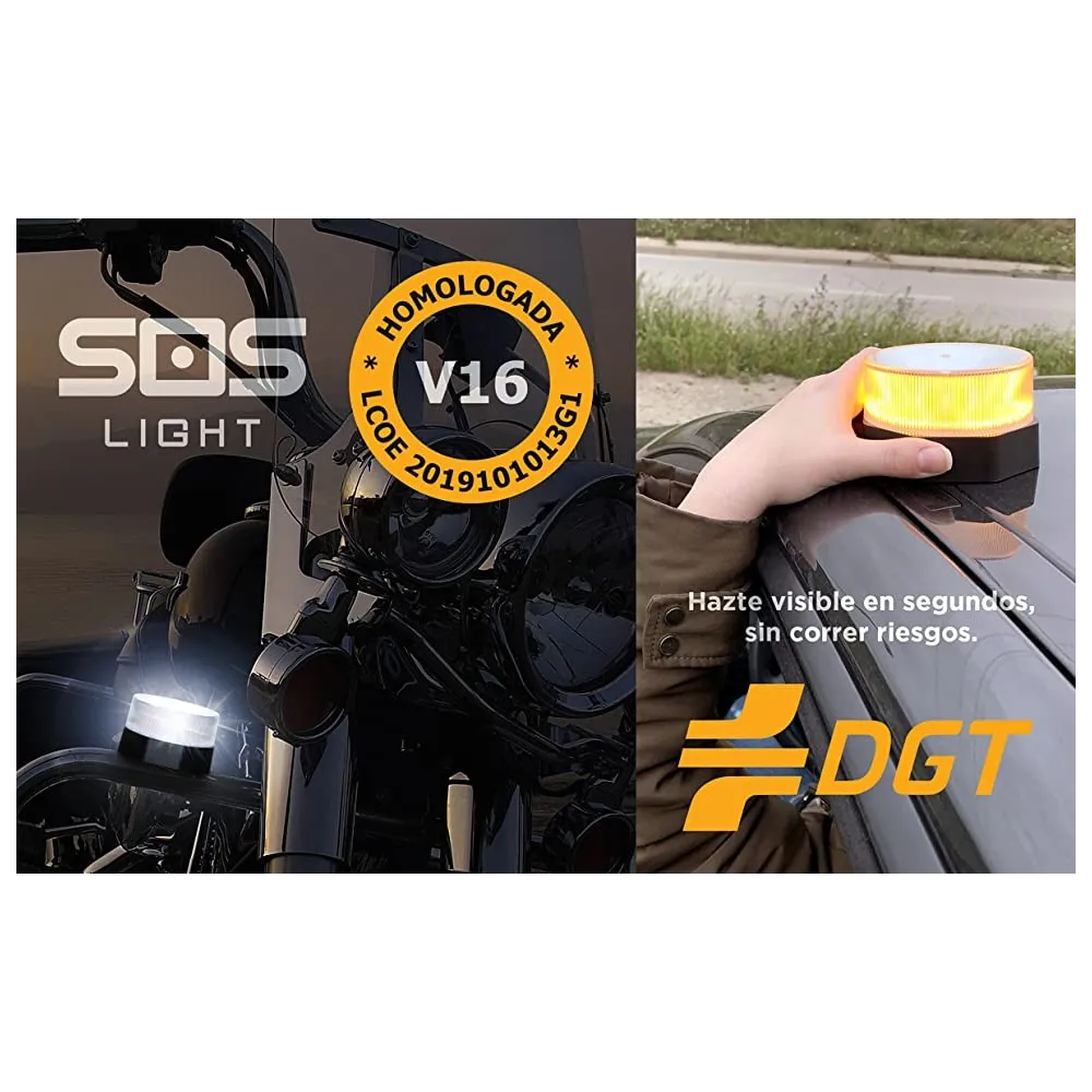 Gemcore baliza emergencia V16