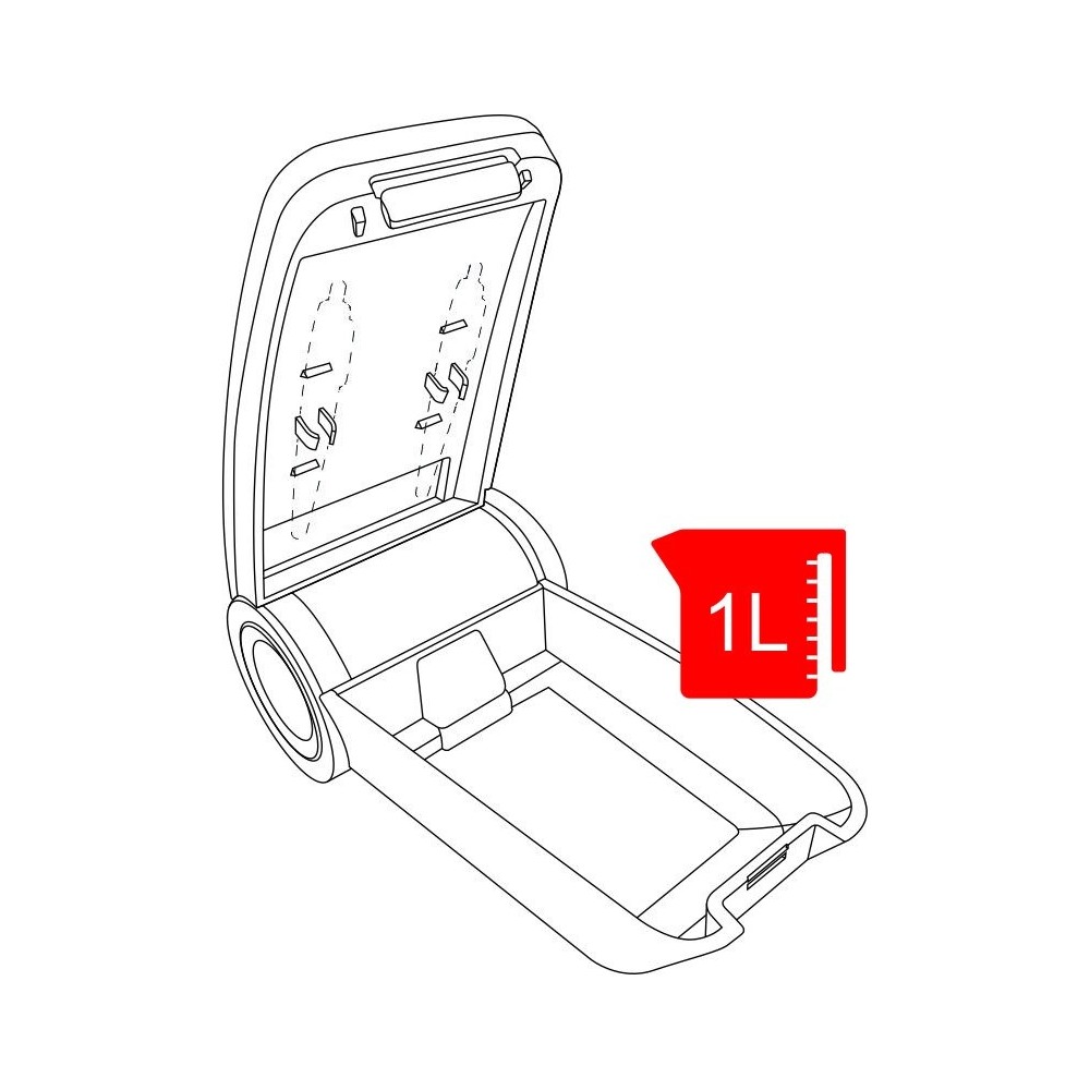 Kit reposabrazos conductor OEM Citroën Berlingo / Peugeot Rifter 1635530480