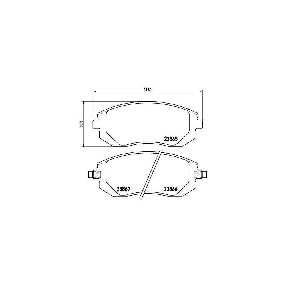 Pastillas de Freno Brembo P78013