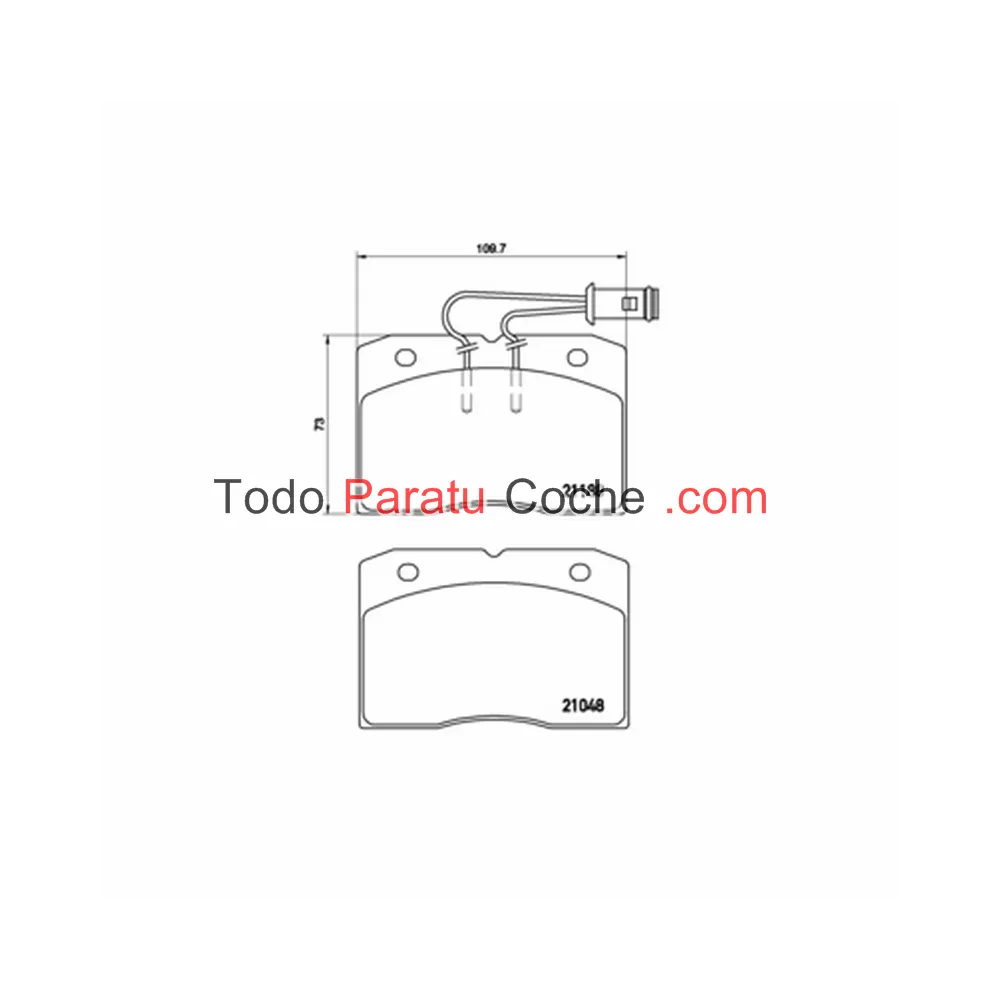 PASTILLA DE FRENO TURISMO BREMBO PA6009