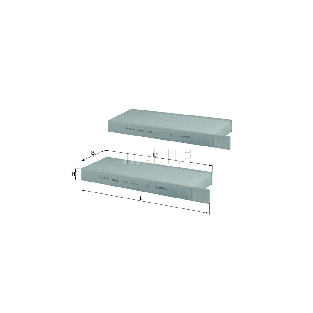  Filtro de Habitaculo Mahle LA428/S - LA 428/S