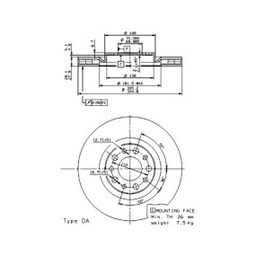 Discos de freno Brembo 09936310 - 09.9363.10