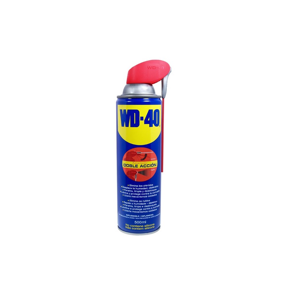 Multiusos con más de 2.000 usos, WD-40 en formato de 500ml y 5L