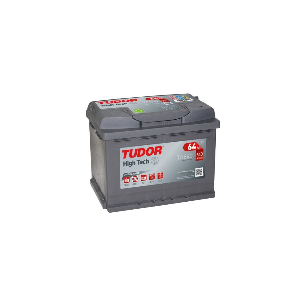 Bateria Tudor HIGH-TECH-  64Ah - 640A