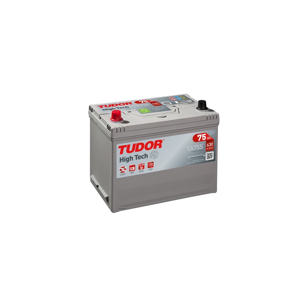 Bateria Tudor HIGH-TECH-  75Ah - 630A