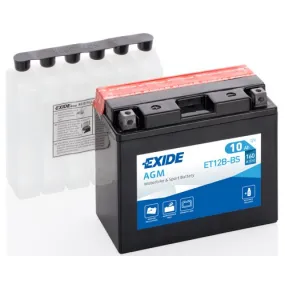 BATERÍA EXIDE AGM ET12B-BS 12v 10Ah 