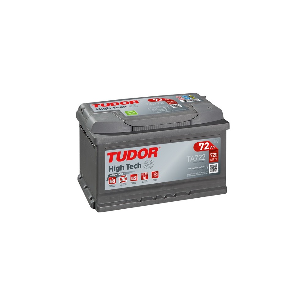 Bateria Tudor HIGH-TECH-  72Ah - 720A