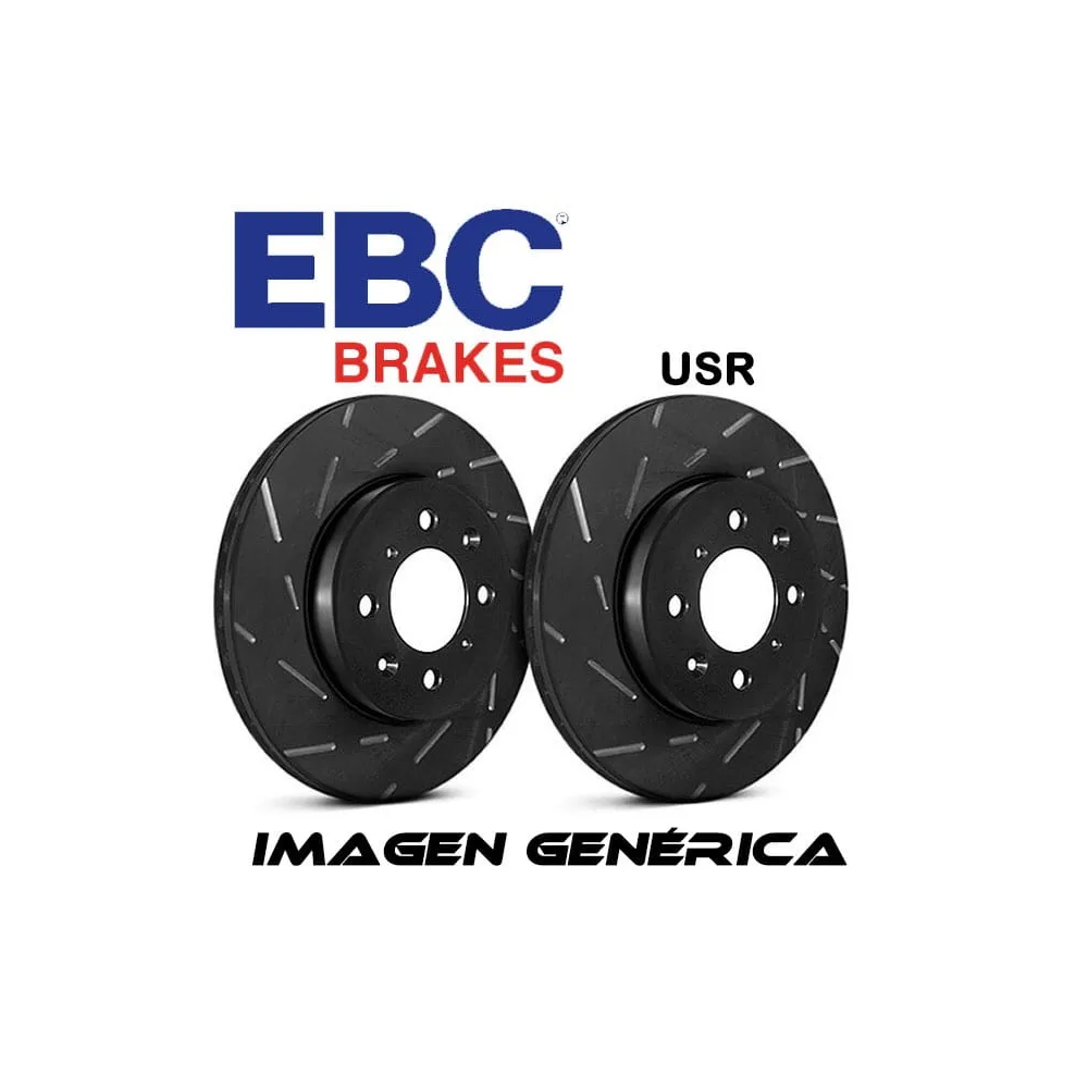 Juego discos de freno ranurados EBC USR418