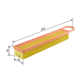 Filtro de aire Bosch F 026 400 050 - S0050