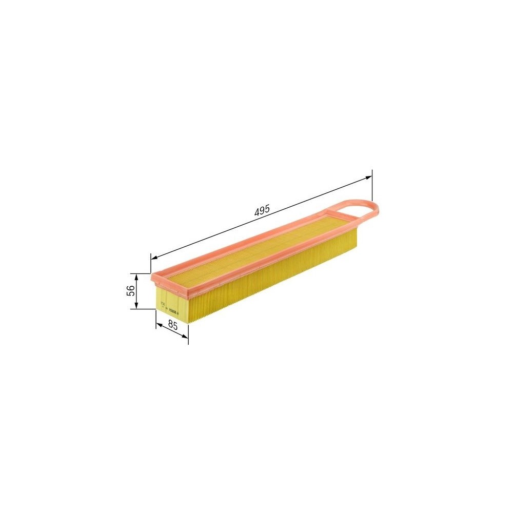 Filtro de aire Bosch F 026 400 050 - S0050