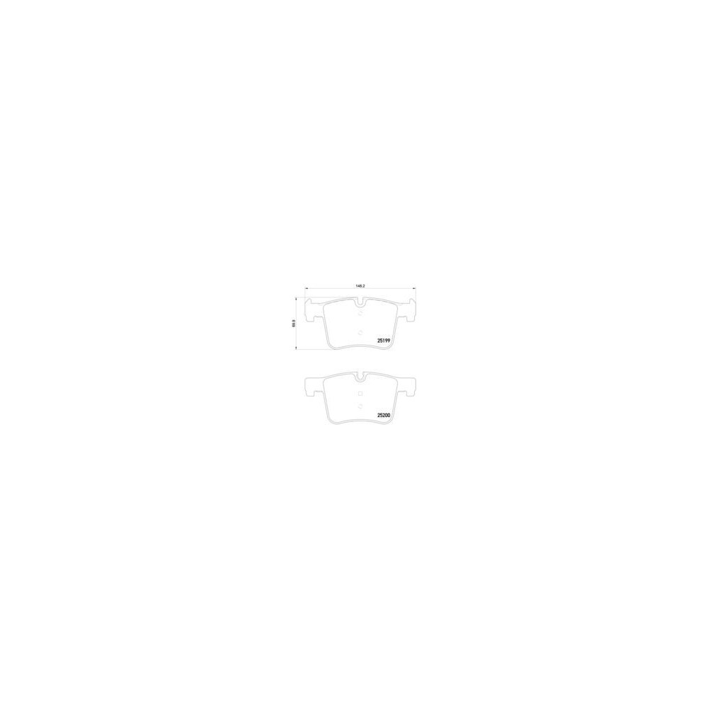 Pastillas de Freno Brembo P06075