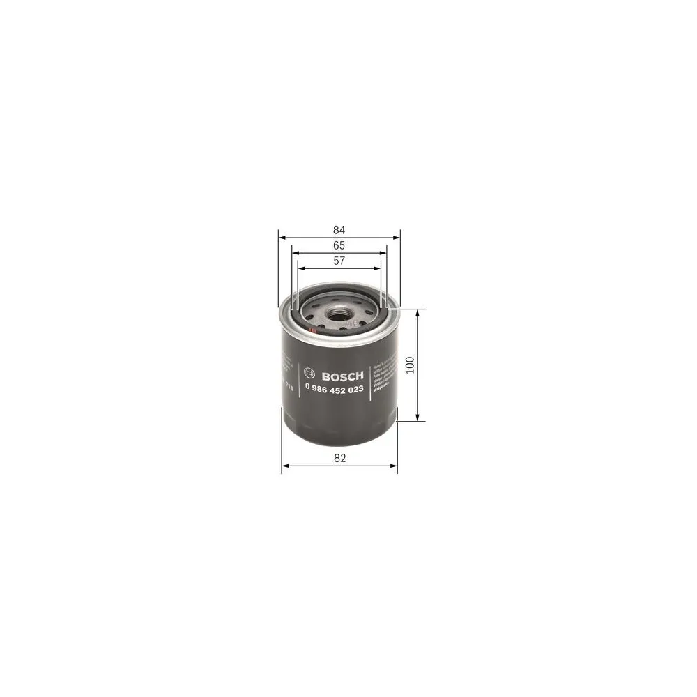 Filtro de aceite Bosch 0986452023-P2023