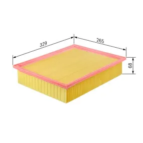 Filtro de aire Bosch 1 457 433 075 - S3075