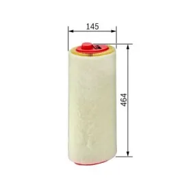 BOSCH - 1 457 433 589 - Filtro de aire - S3589