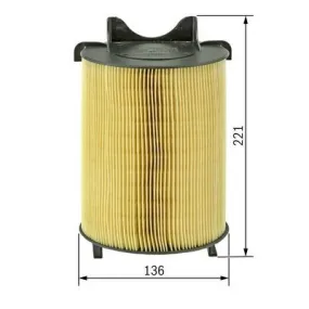 Filtro de aire Bosch 1 987 429 405 - S9405