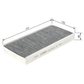 Filtro de habitáculo Bosch 1 987 432 412 - R2412