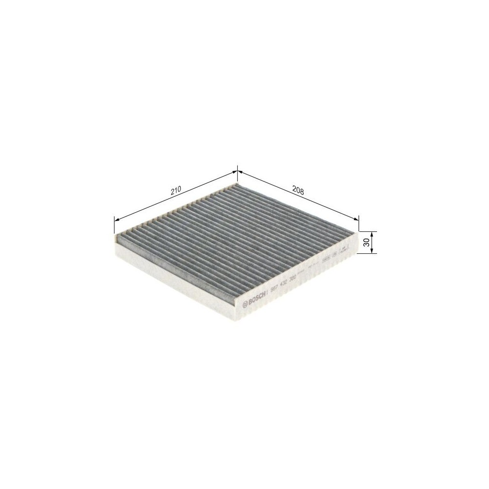 Filtro de habitáculo Bosch 1 987 432 380 - R2380