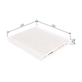 Filtro, aire habitáculo BOSCH -1 987 435 027 - M5027