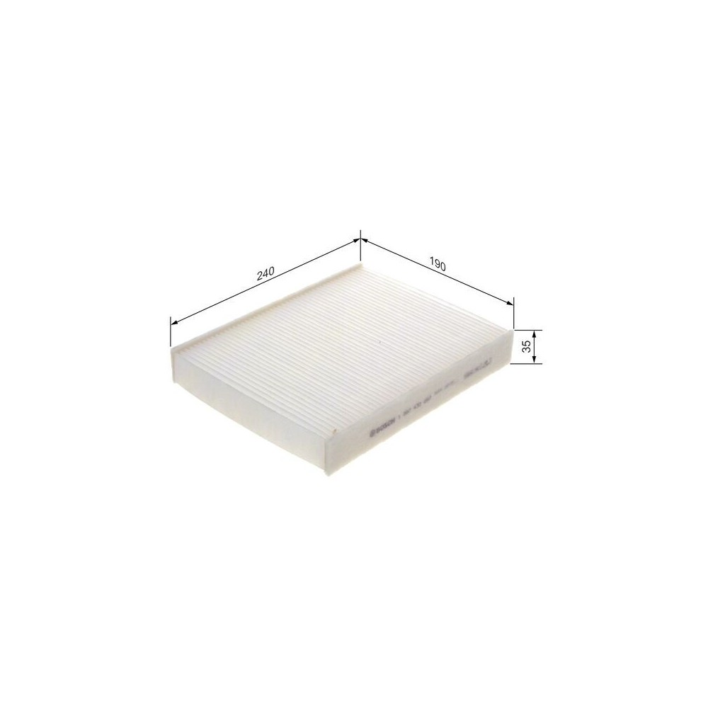 Filtro de habitáculo Bosch 1 987 432 087 - M2087